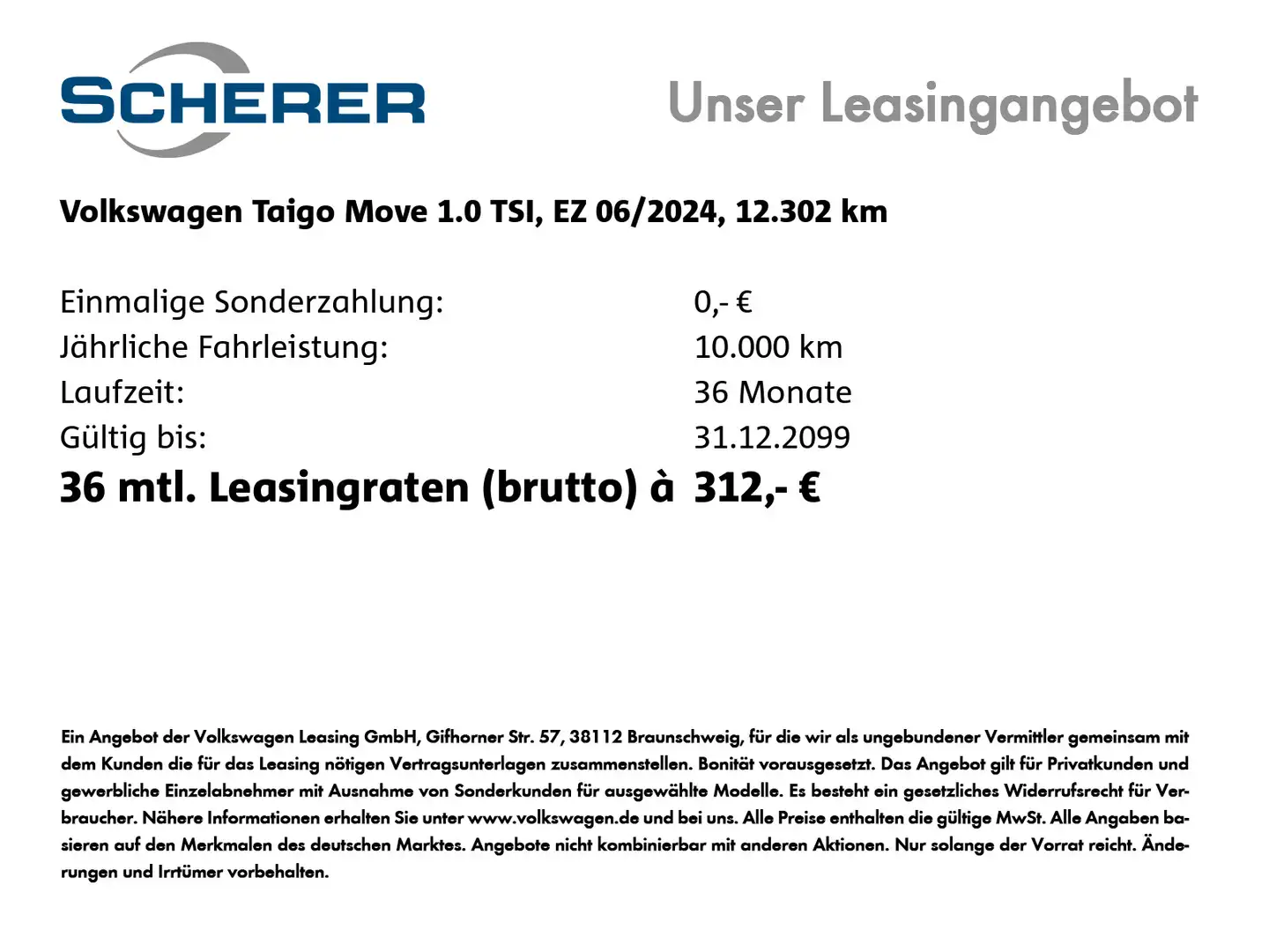 Volkswagen Taigo MOVE 1.0 TSI, RFK, SHZ, LED, APP, LIGHTASS Negro - 2