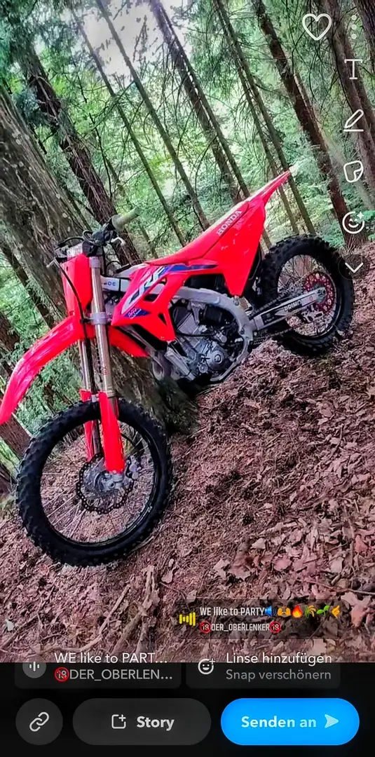 Honda CRF 450 Rosso - 1