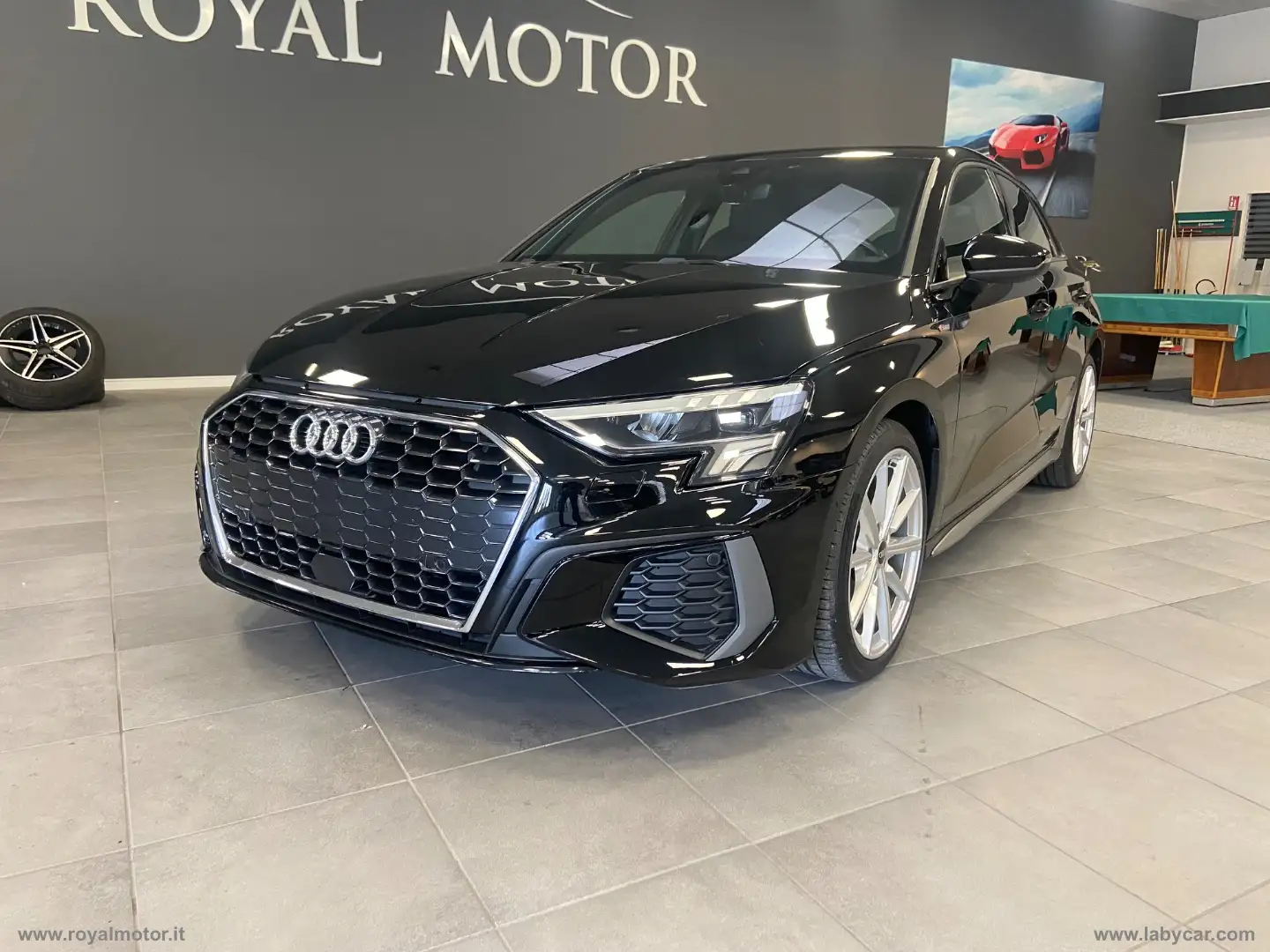 Audi A3 SPB 35 TDI S tronic S line edition Zwart - 2