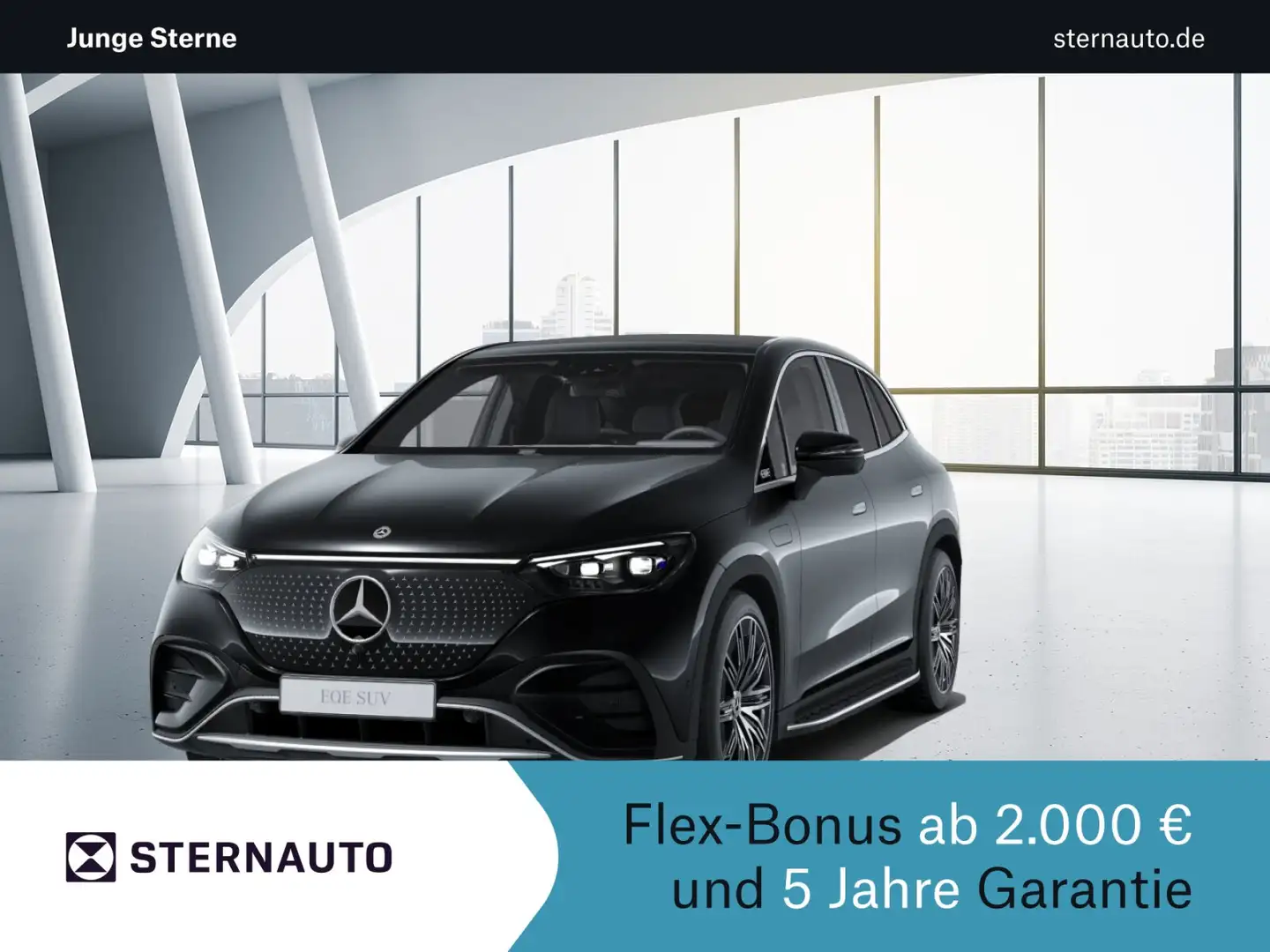 Mercedes-Benz EQE SUV EQE 350 4M SUV AMG Line/Pano.-Dach/Distronic/AHK Schwarz - 1