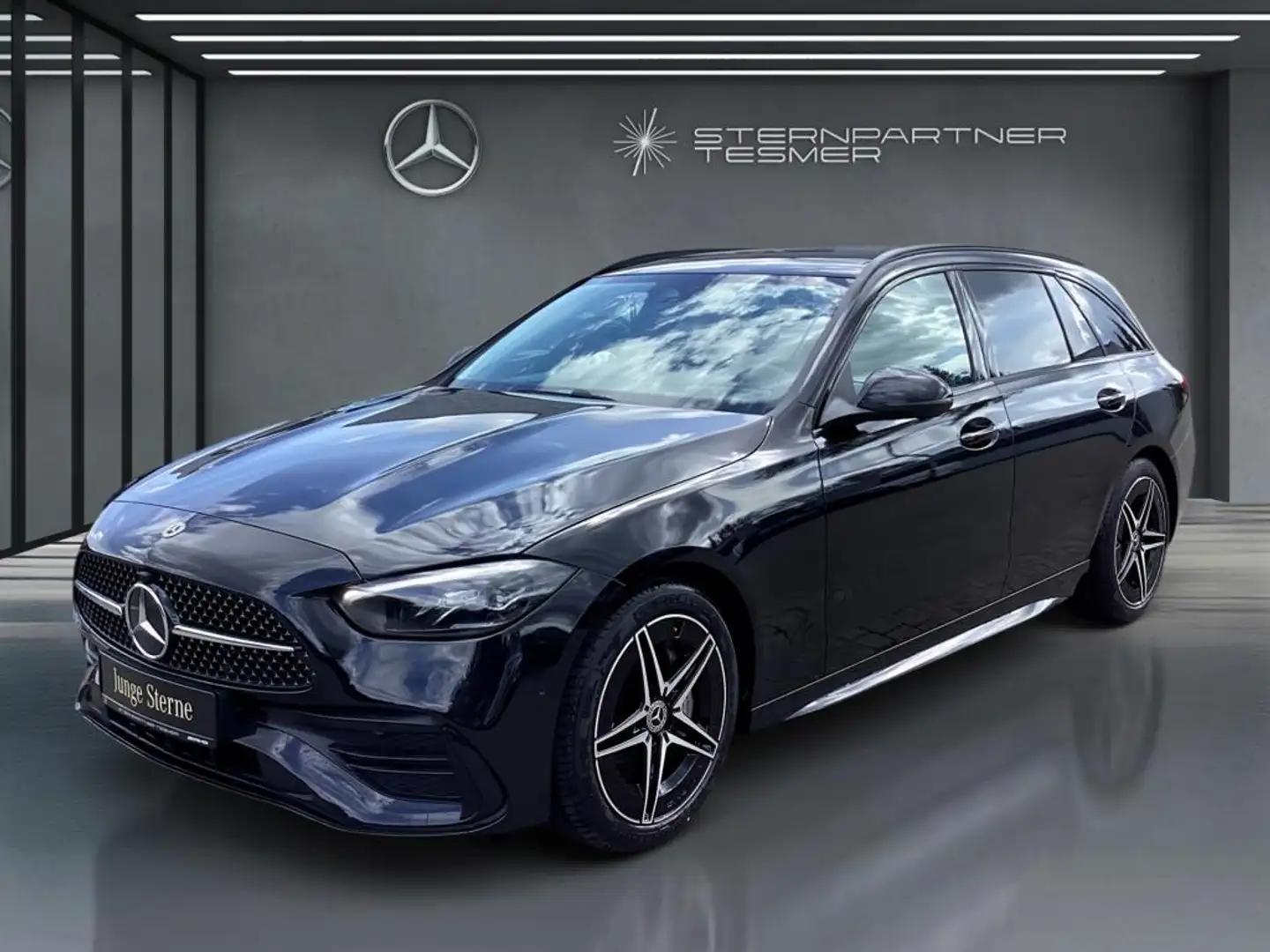 Mercedes-Benz C 200 d T +AMG+Night+MBUX+PANO+KAMERA+AHK+SHZ Schwarz - 2