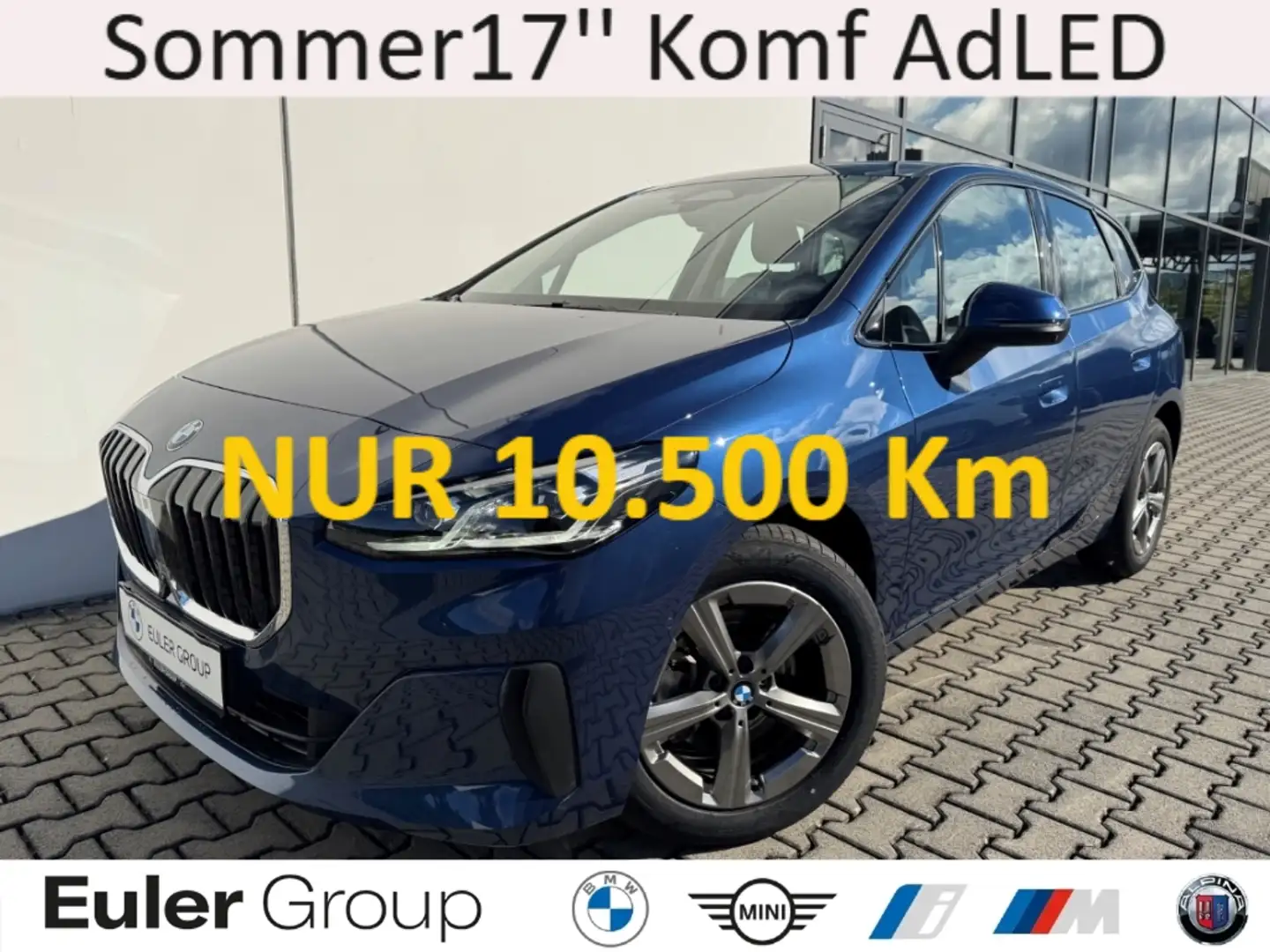 BMW 216 Active Tourer i Sommer17'' Komf AdLED ParkAss+ HUD Blau - 1