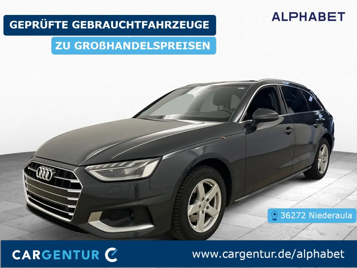 Audi A4 35 2.0 TDI Avant advanced Matrix Virtual AHK Gris - 1