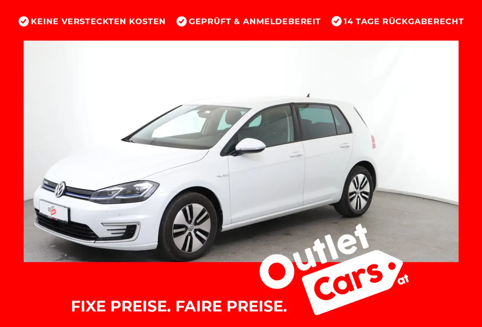 Volkswagen e-Golf VW e-Golf Белый - 1