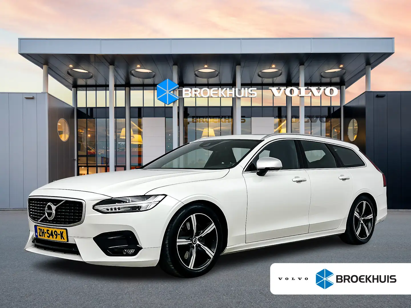 Volvo V90 T4 Business Sport Luxury | 18" | Volleder | Panora Wit - 1