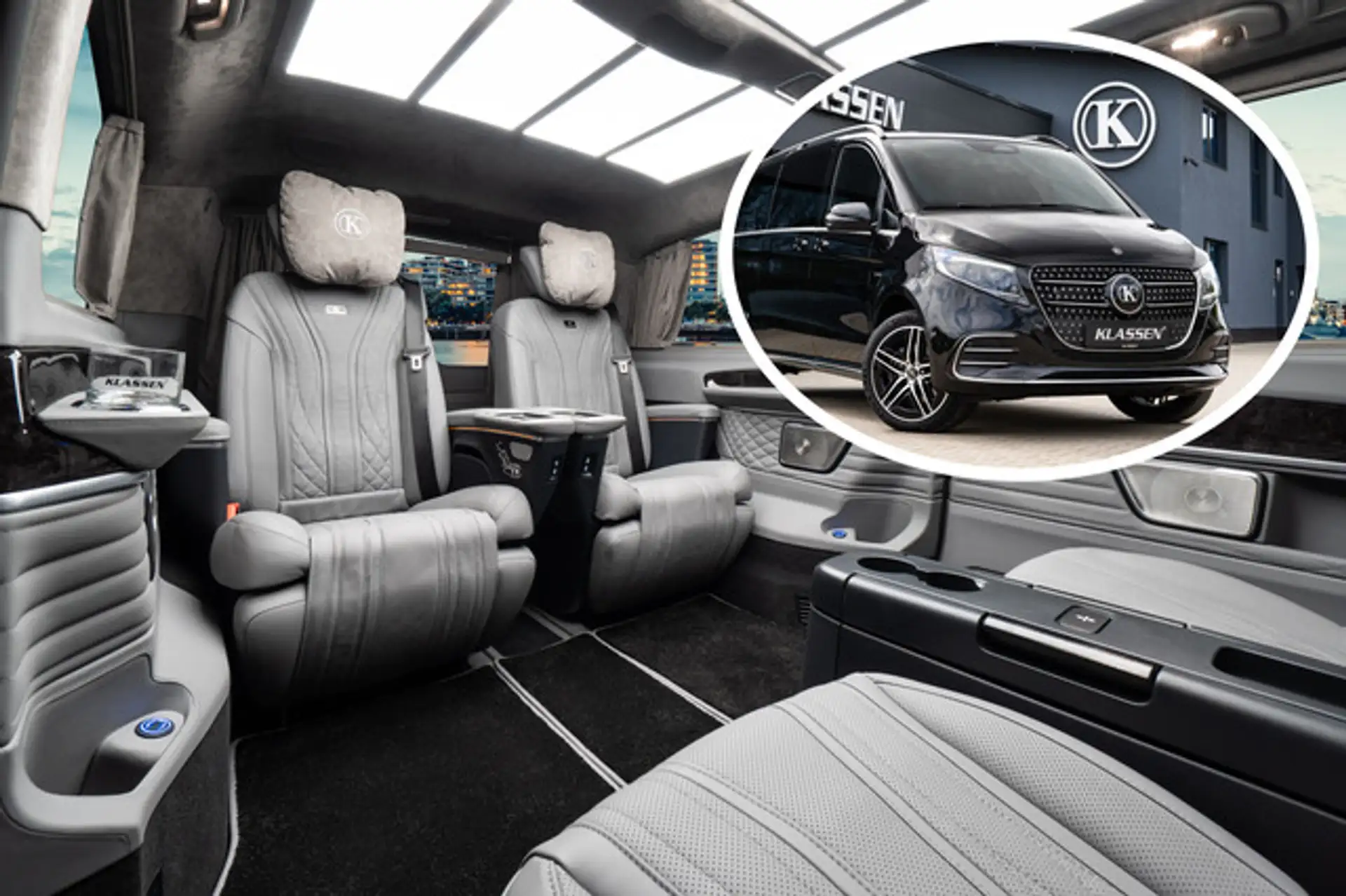 벤츠 V300 V-Klasse KLASSEN 2026 VIP Business Van 2026 검정 사진 3