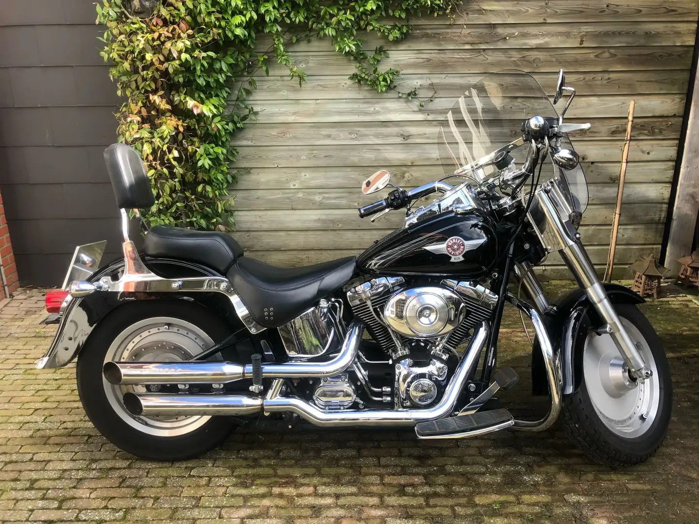 Harley-Davidson Fat Boy FLSTFI Zwart - 1