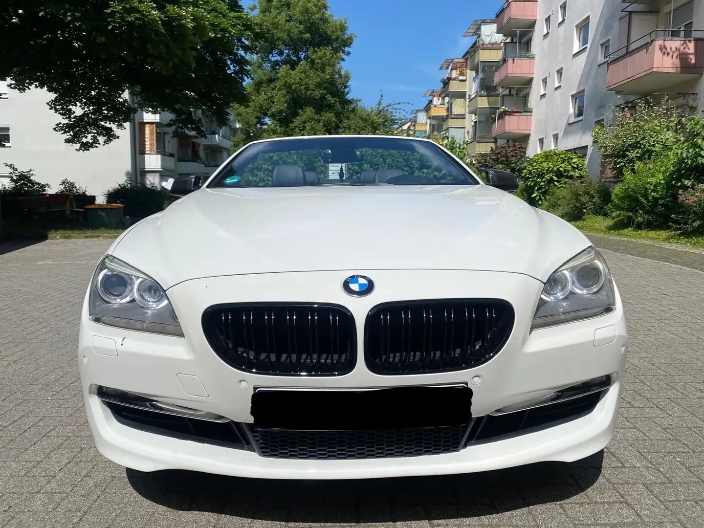 BMW 640 Baureihe 6 Cabrio 640 i/MEMORY/AC SEAT Blanc - 2