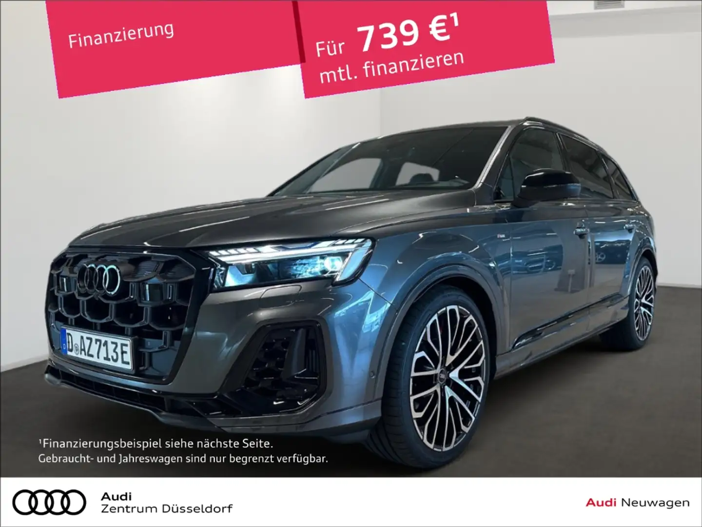 Audi Q7 60 Hybrid Allradlenkung S-Sitz uvm Vollausstattung Grau - 1