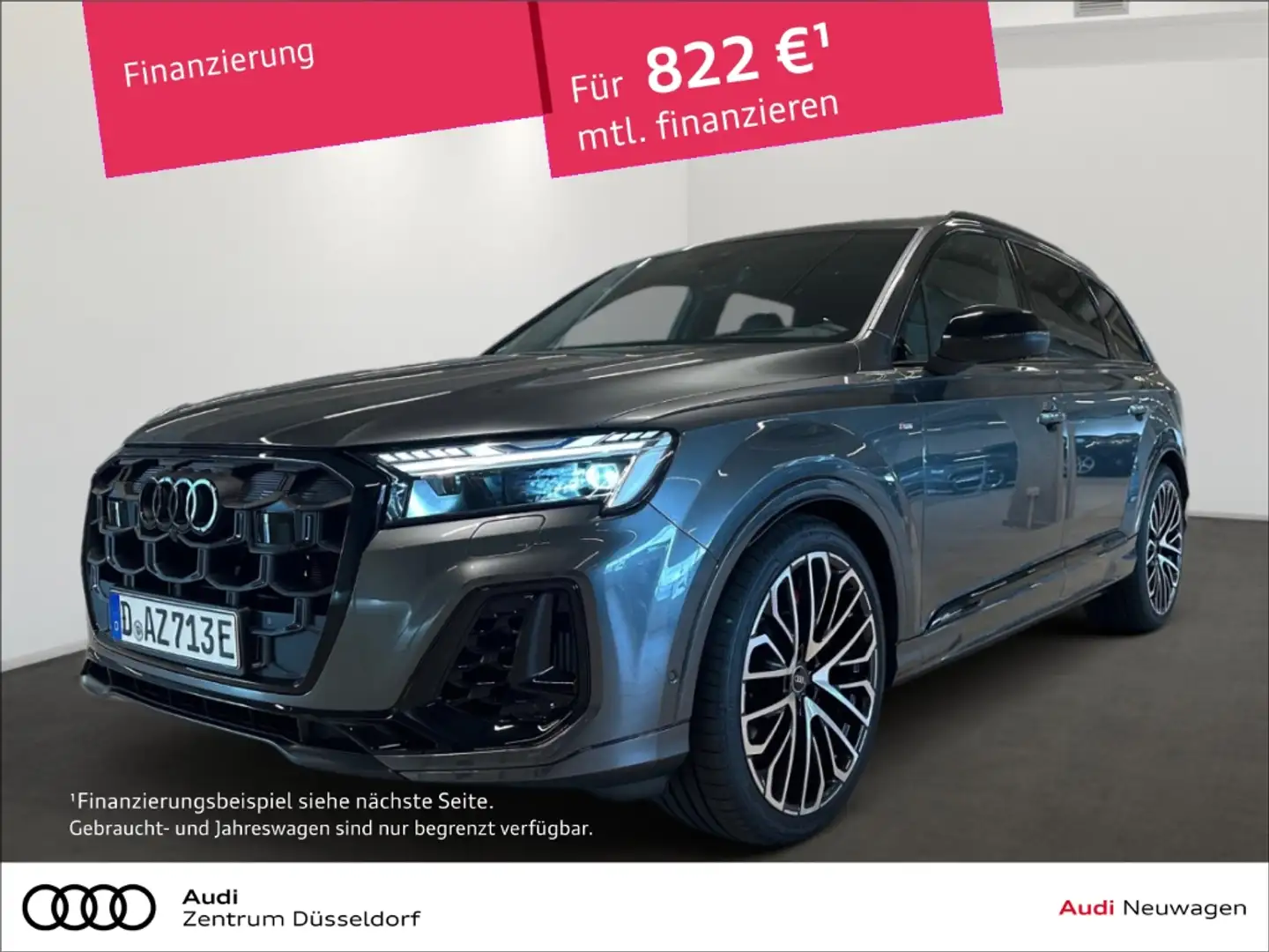 Audi Q7 60 Hybrid Allradlenkung S-Sitz uvm Grau - 1