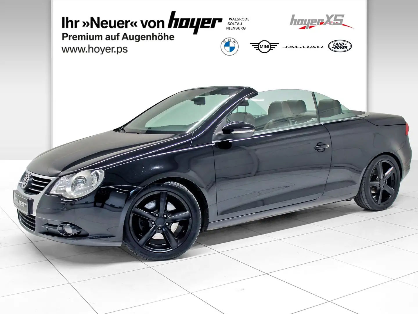 Volkswagen Eos 2.0 TDI DPF Xenon Navigation AHK Schwarz - 1
