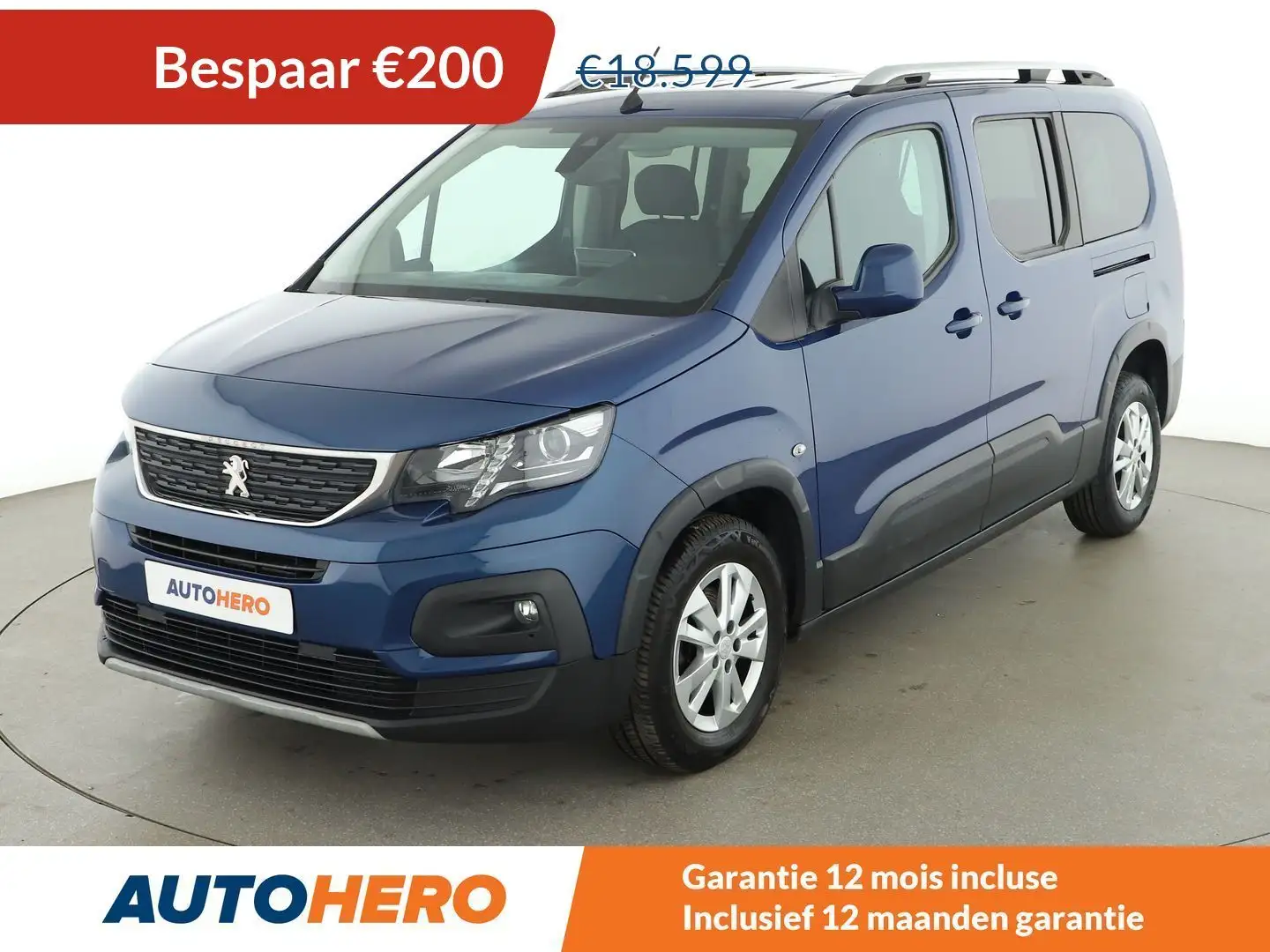 Peugeot Rifter 1.5 Blue-HDi Allure Pack L2 Bleu - 1