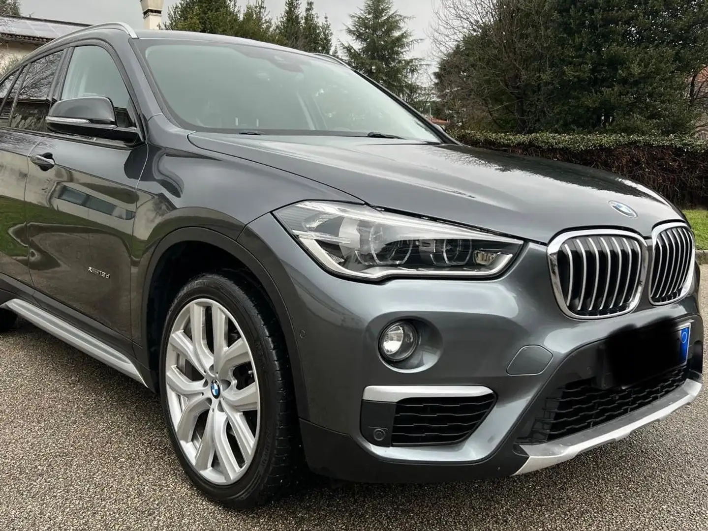 BMW X1 X1 sdrive18d Msport auto Grigio - 1