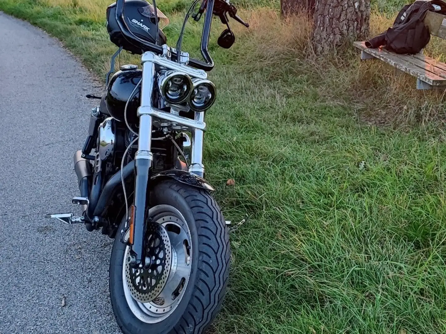 Harley-Davidson Dyna Fat Bob 5HD-Deutsches Bike Black - 1