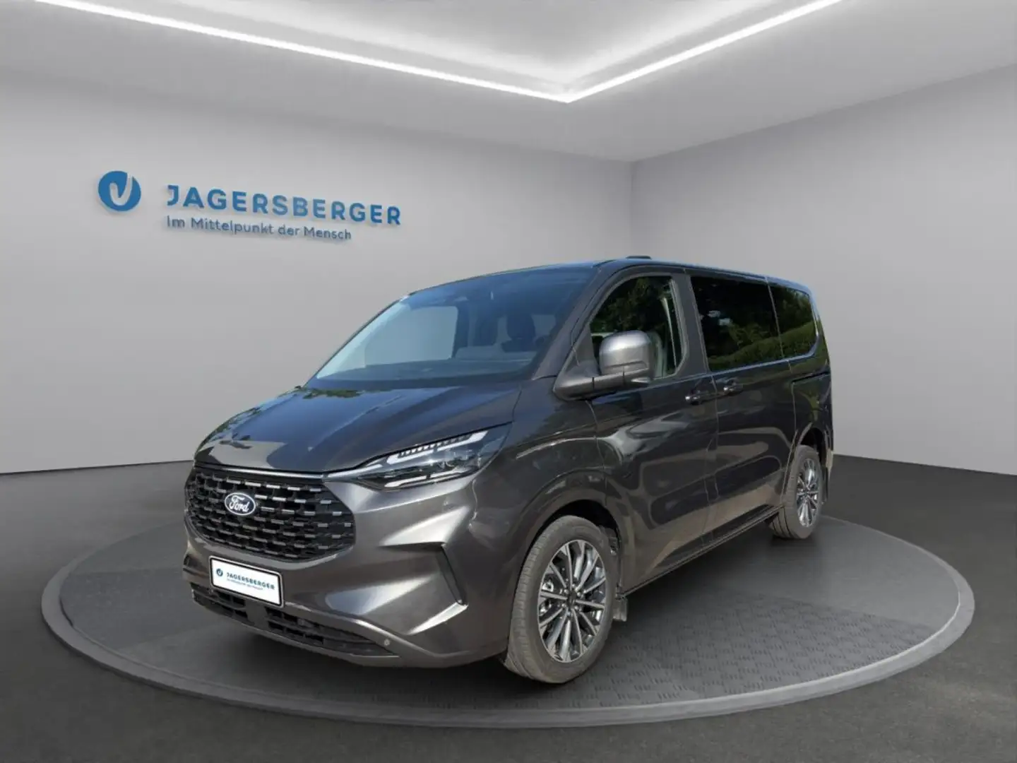 Ford Tourneo Custom Bus 2,0 EcoBlue 320 L1H1 AWD Titani Grijs - 2
