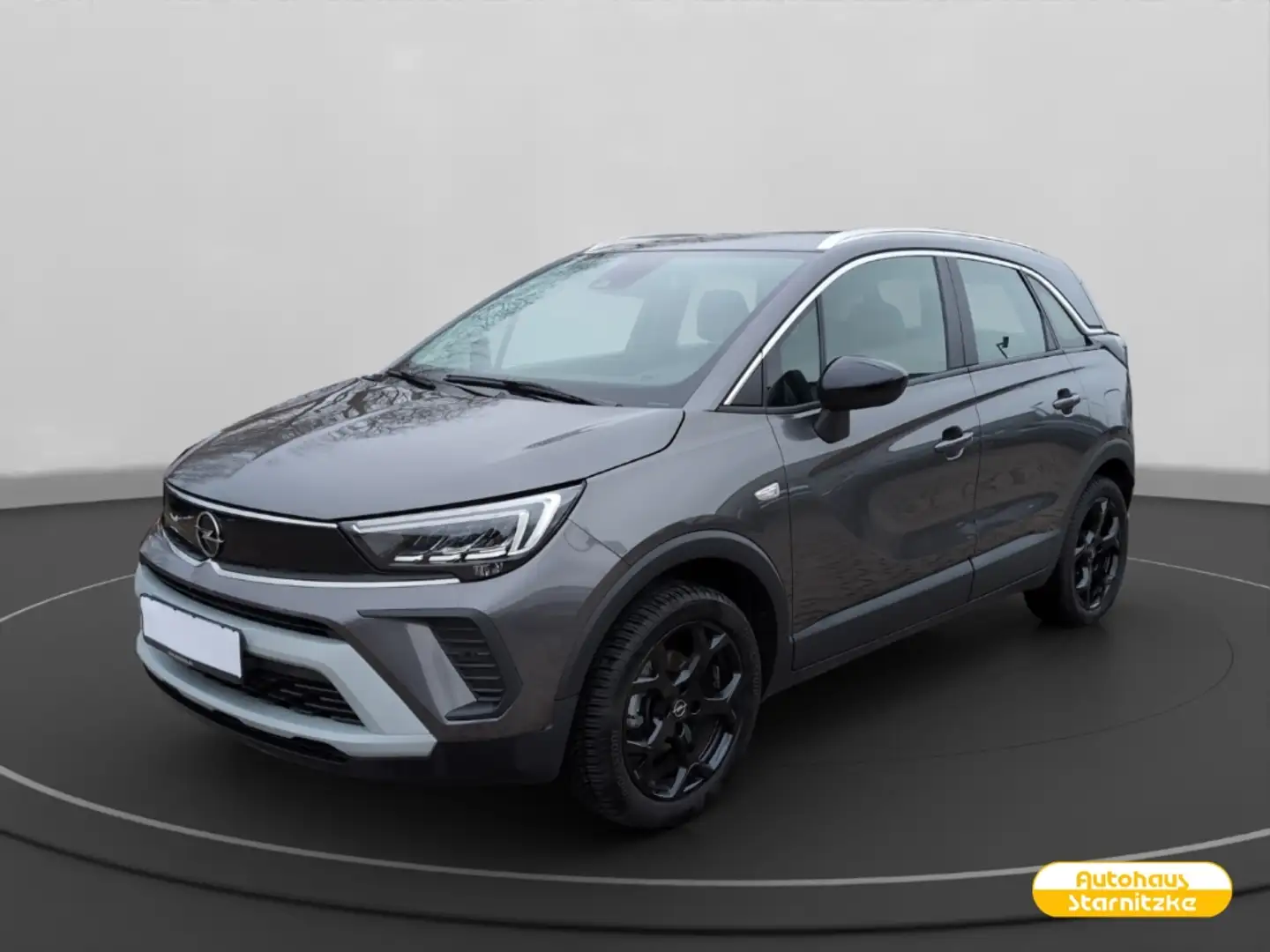 Opel Crossland Elegance 1.2 DI Turbo 96 kW Automatik +LED+SHZ+KAM Grijs - 1