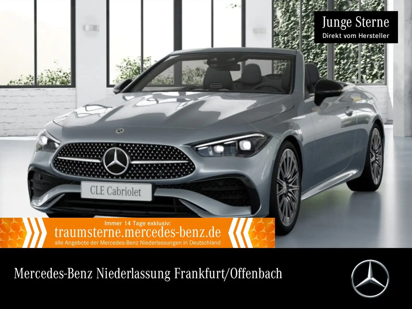 Mercedes-Benz CLE 220 d AMG+NIGHT+AHK+STHZG+BURMESTER+KEYLESS+9G Silber - 1