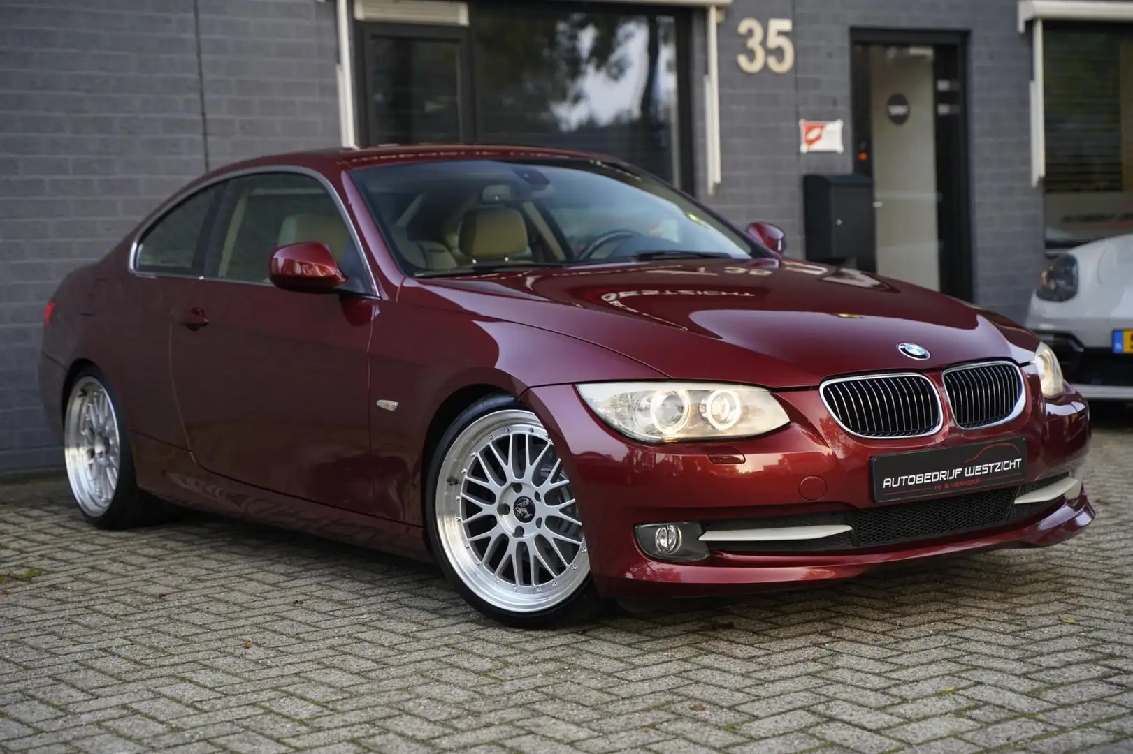 BMW 325 3-serie Coupé 325i Executive LCI, Verlaagd, 19" BB Rot - 2