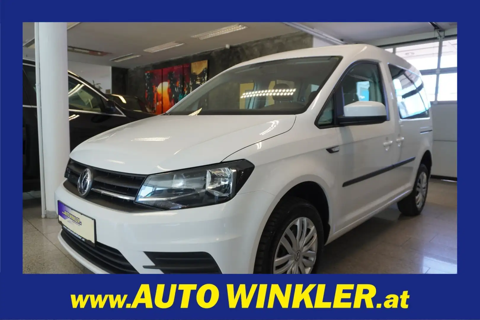 Volkswagen Caddy Kombi 4Motion 2.0TDI Connectivity/Tempomat/Klima Weiß - 1