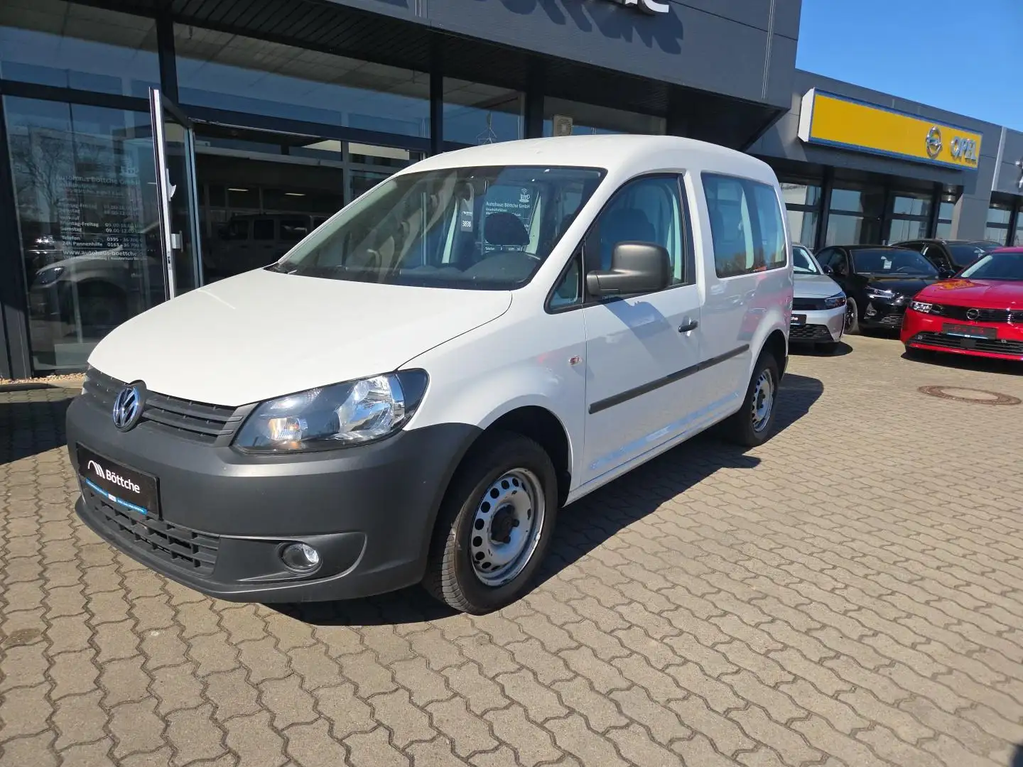 Volkswagen Caddy 1.6 TDI Automatik Weiß - 2
