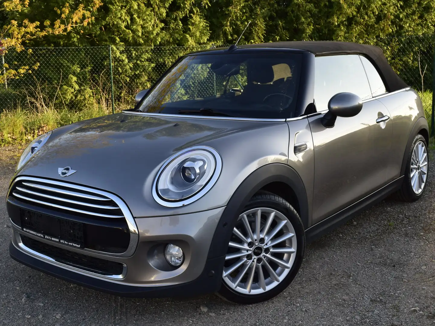 MINI Cooper Cabrio Cooper/AUTOMATIK/WINDSCHOTT/ALU/TEILLEDER/SAUBER Šedá - 1