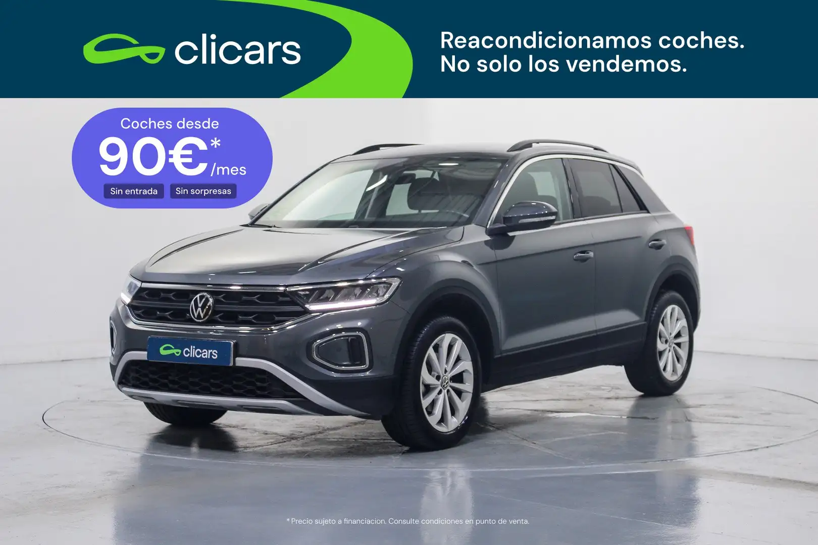 Volkswagen T-Roc 2.0TDI Life 85kW Gris - 1
