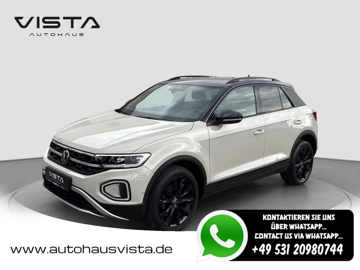 Volkswagen T-Roc Design Black Style*MATRIX*IQ*BEATS*AHK* Grau - 1