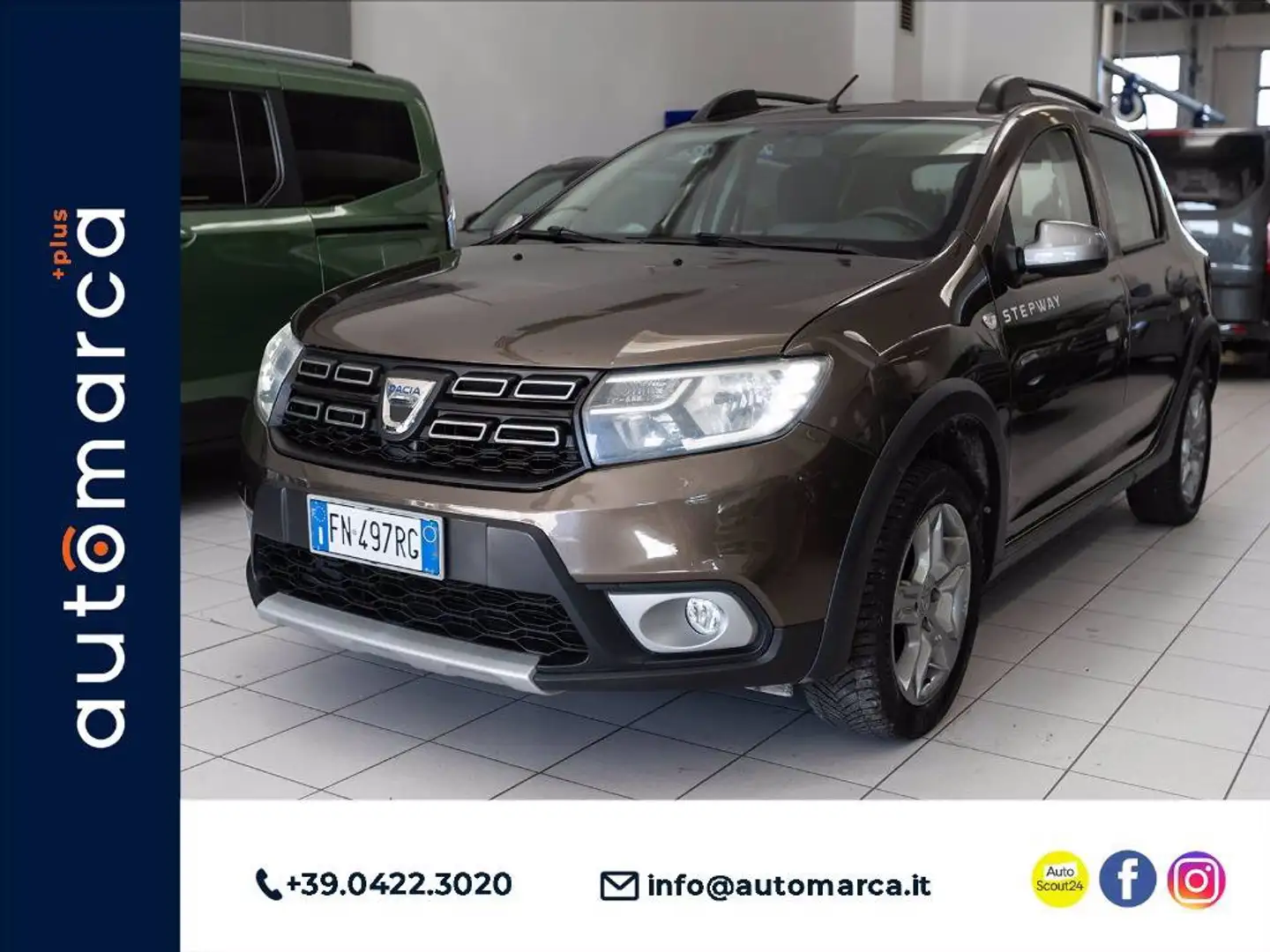 Dacia Sandero Stepway 0.9 tce turbo Gpl s&s 90cv Brun - 1