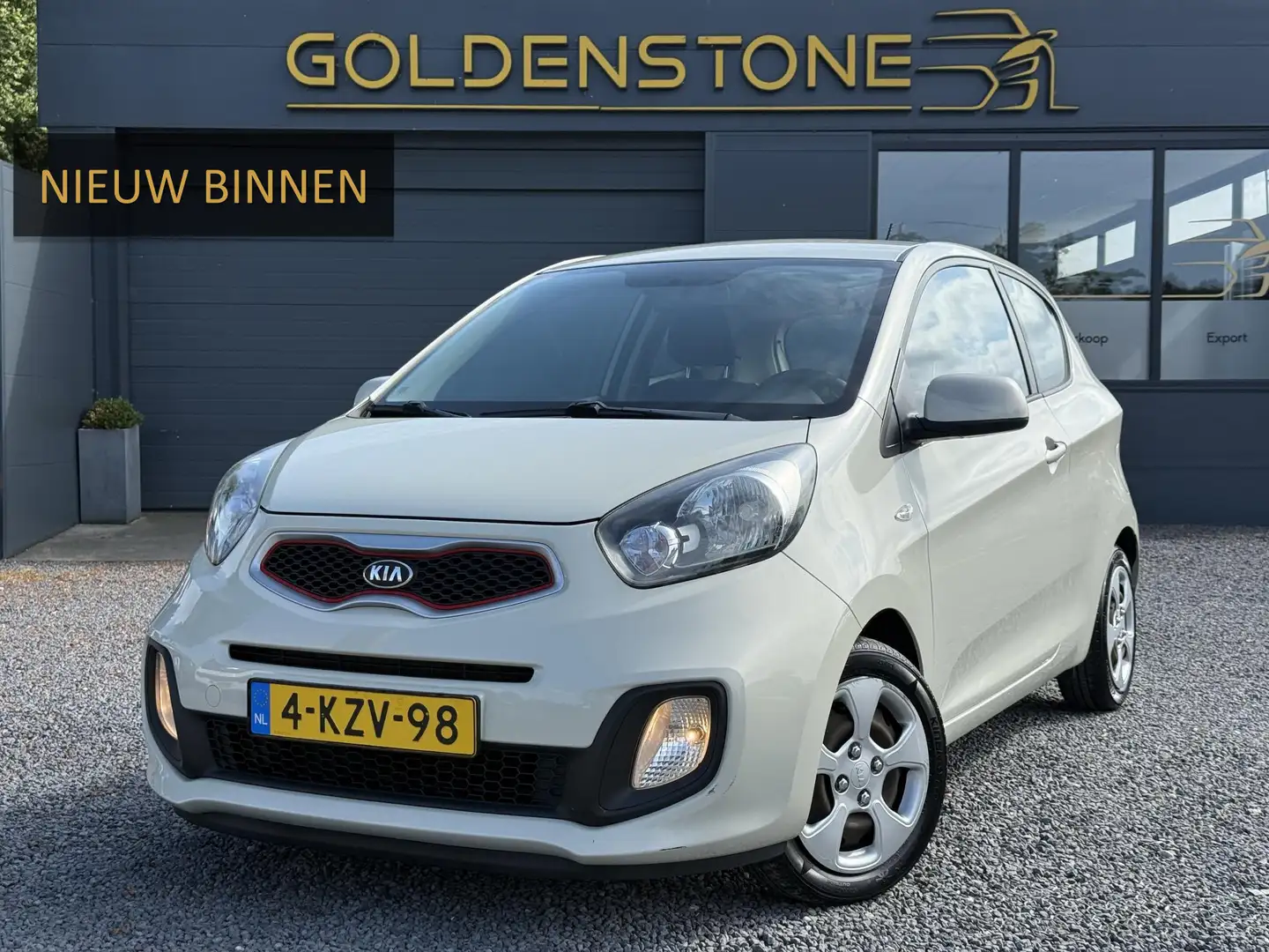 Kia Picanto 1.0 CVVT ISG Comfort Pack 2e Eigenaar,Airco,Elektr Beige - 1