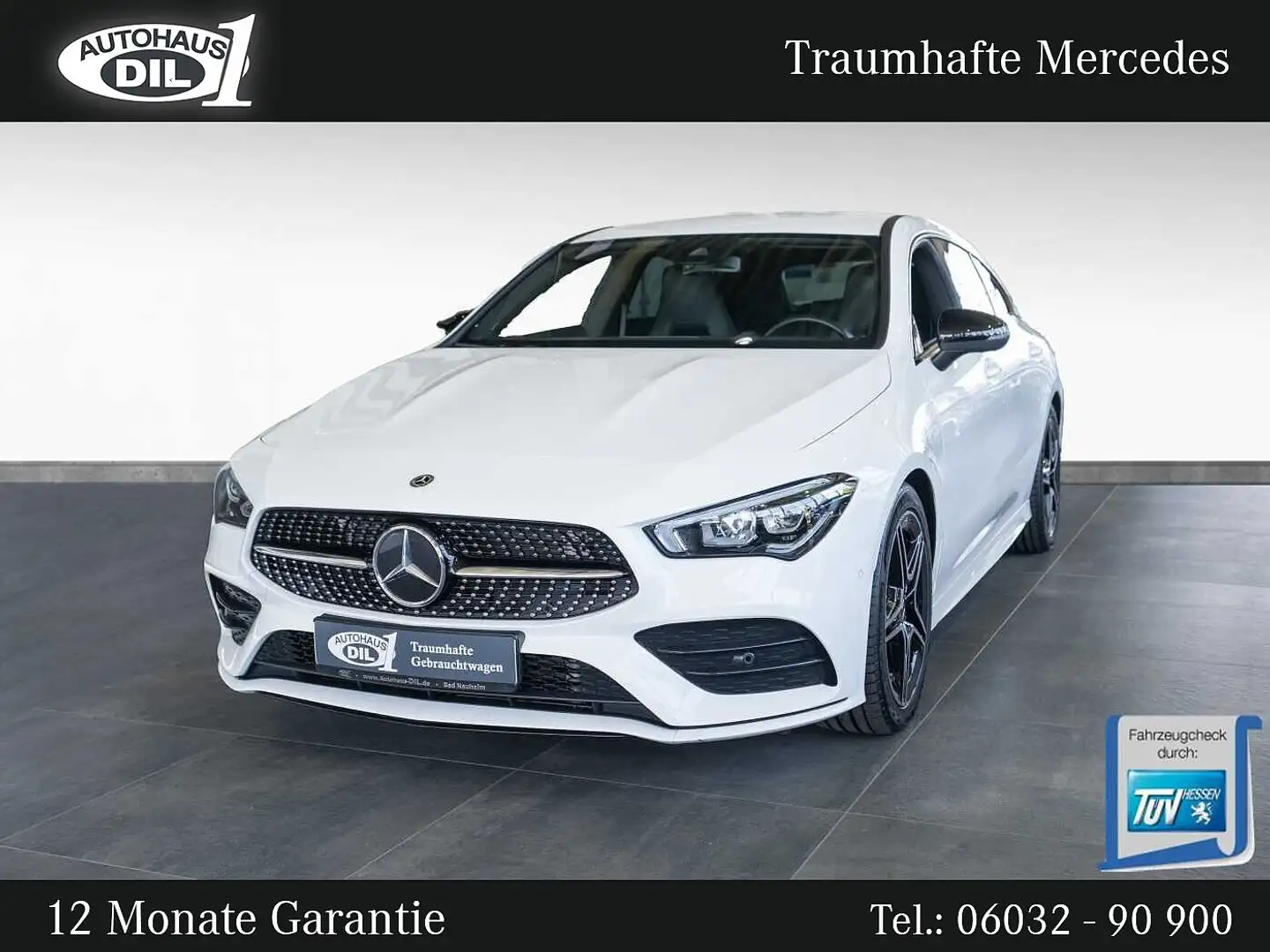 Mercedes-Benz CLA 200 d SB *AMG*R-KAMERA*LED*N-PAKET*AMBIENTE* Blanc - 1