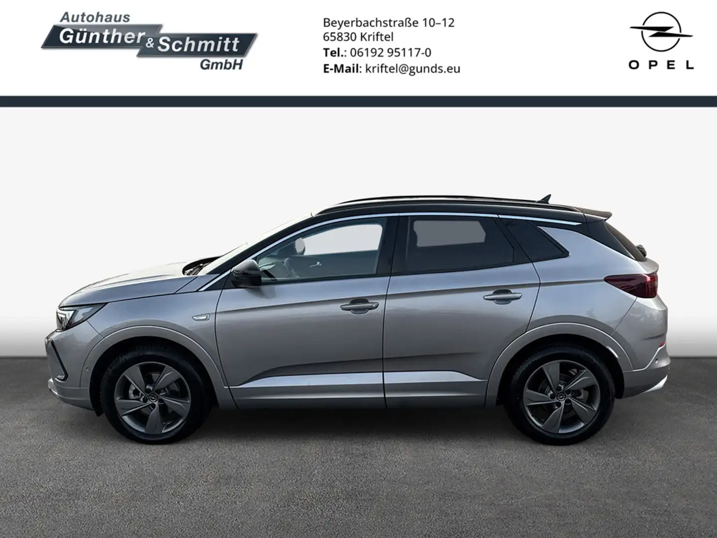 Opel Grandland 1.2 Elegance FACEL. MATRIX-LED 360° Grau - 1