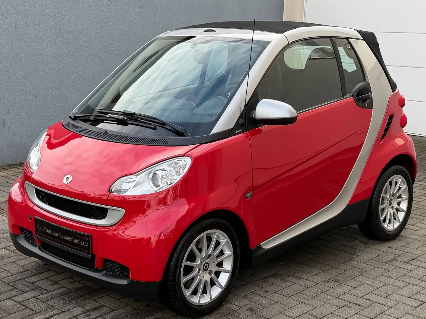 smart forTwo Cabrio 62 kW/84PS Turbo*45.000km*TÜV-Neu* Silber - 1