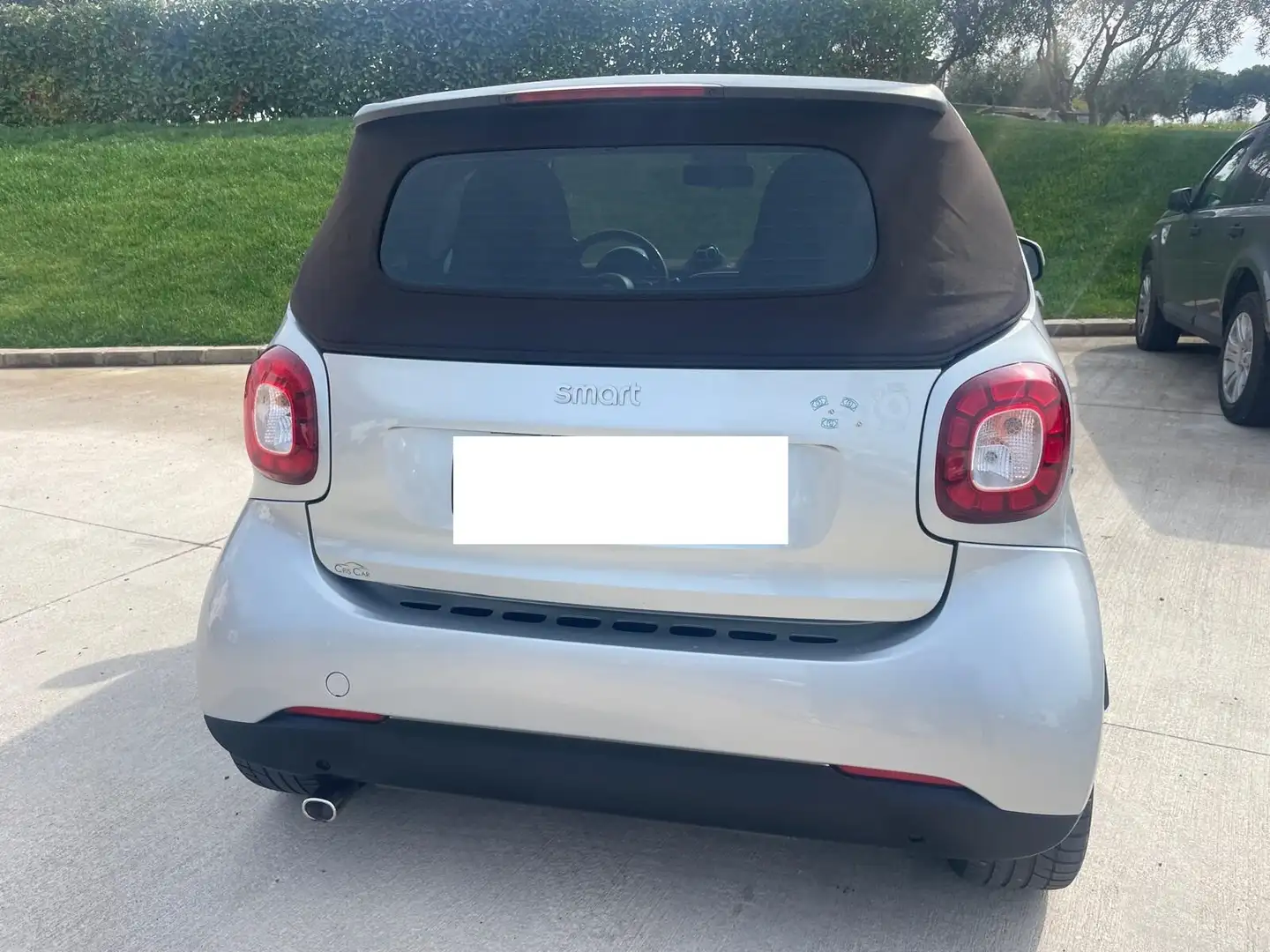 smart forTwo fortwo 70 1.0 twinamic cabrio Perfect Argento - 2