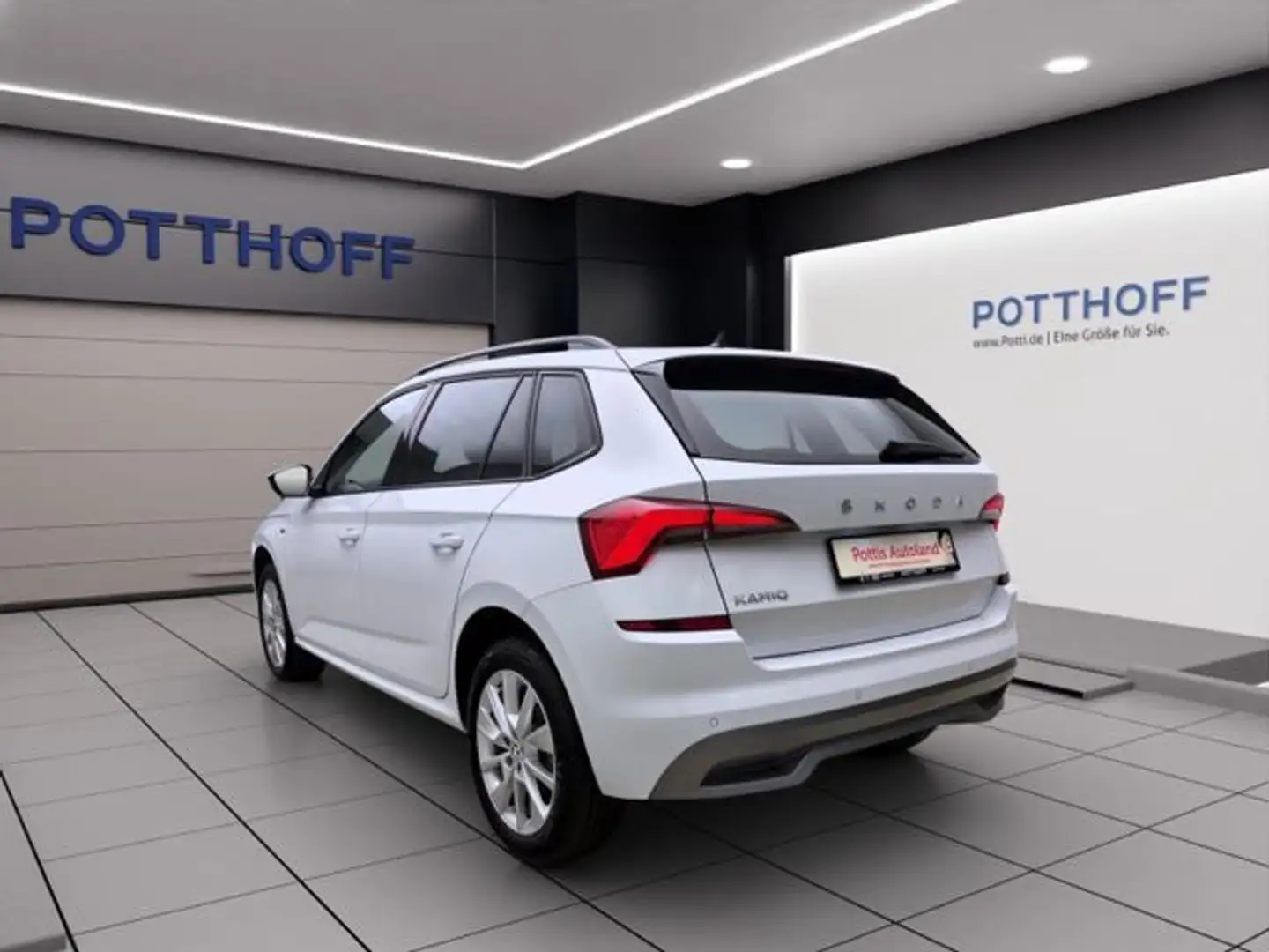 Skoda Kamiq 1.5 TSI DSG CLEVER PDC SITZHZG LED KLIMA Weiß - 2