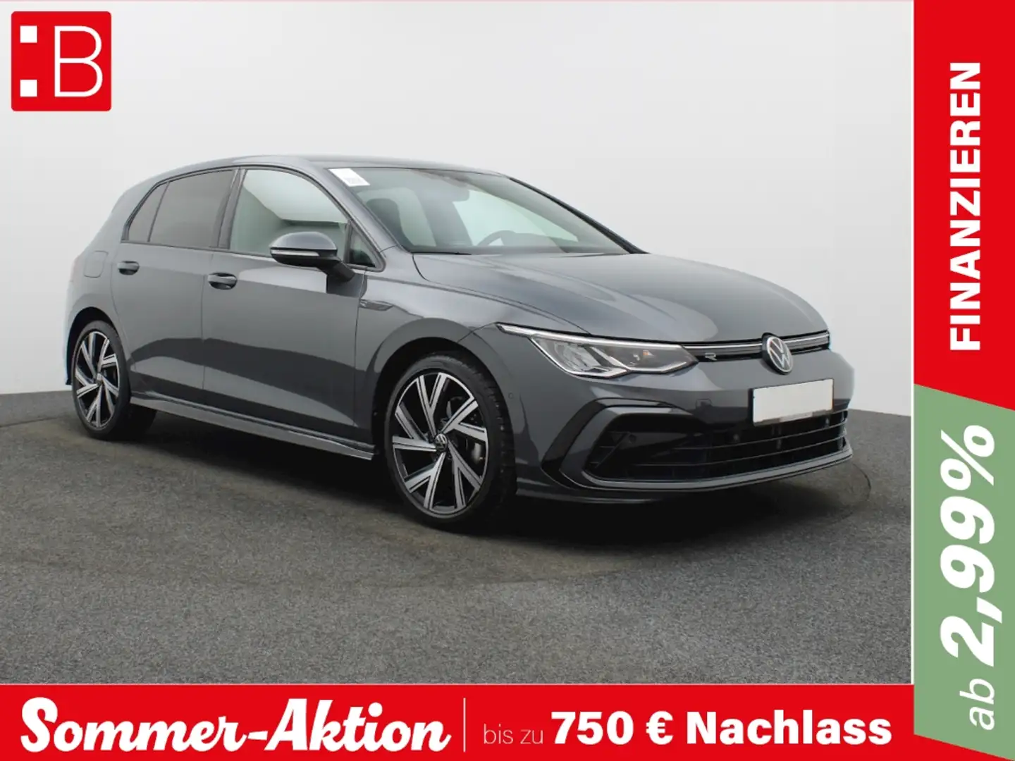 Volkswagen Golf 8 1.5 eTSI DSG R-Line NAVI ACC KAMERA 18BERGAMO Gris - 1