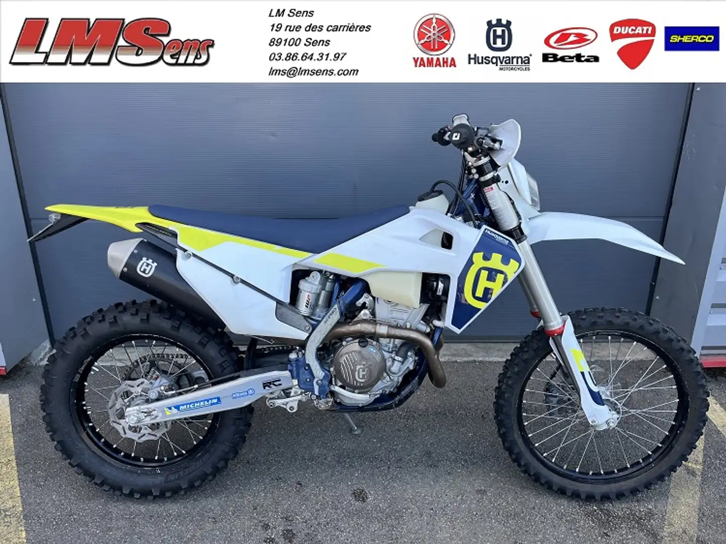 Husqvarna FE 350 Blanc - 1