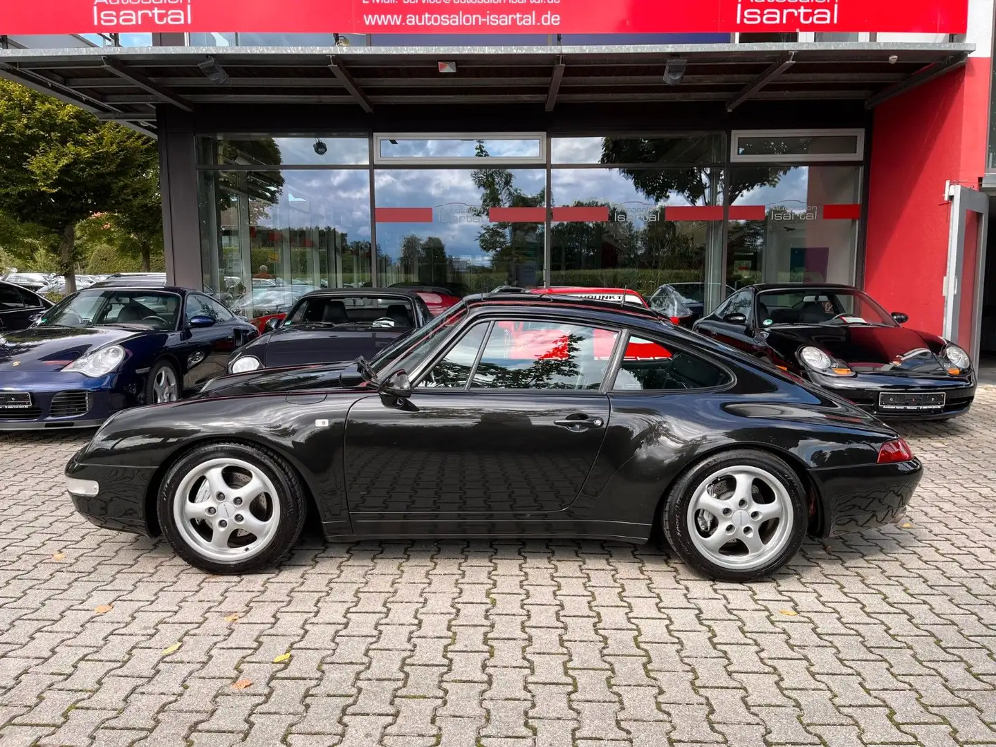 Porsche 993 C 4 Coupé -dt. -Top-original- gr. KD neu! Nero - 1