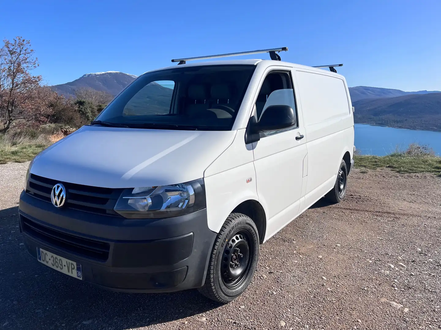 Volkswagen T5 Transporter T5 2L tdi Blanc - 1