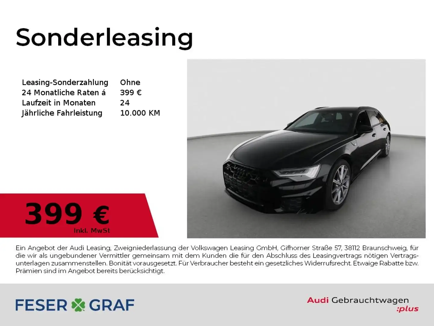 Audi A6 Avant S line 45 TFSI S tronic Pano/HD-Matrix/Stand Schwarz - 1