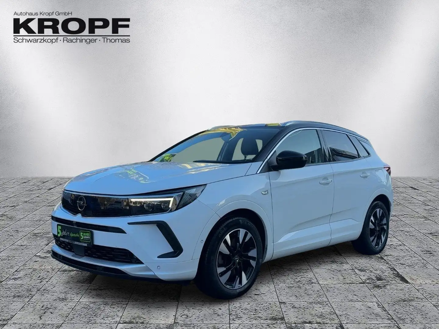 Opel Grandland 1.6 Turbo ACC+LED+Navi+SHZ+Winterp.+LM Weiß - 2
