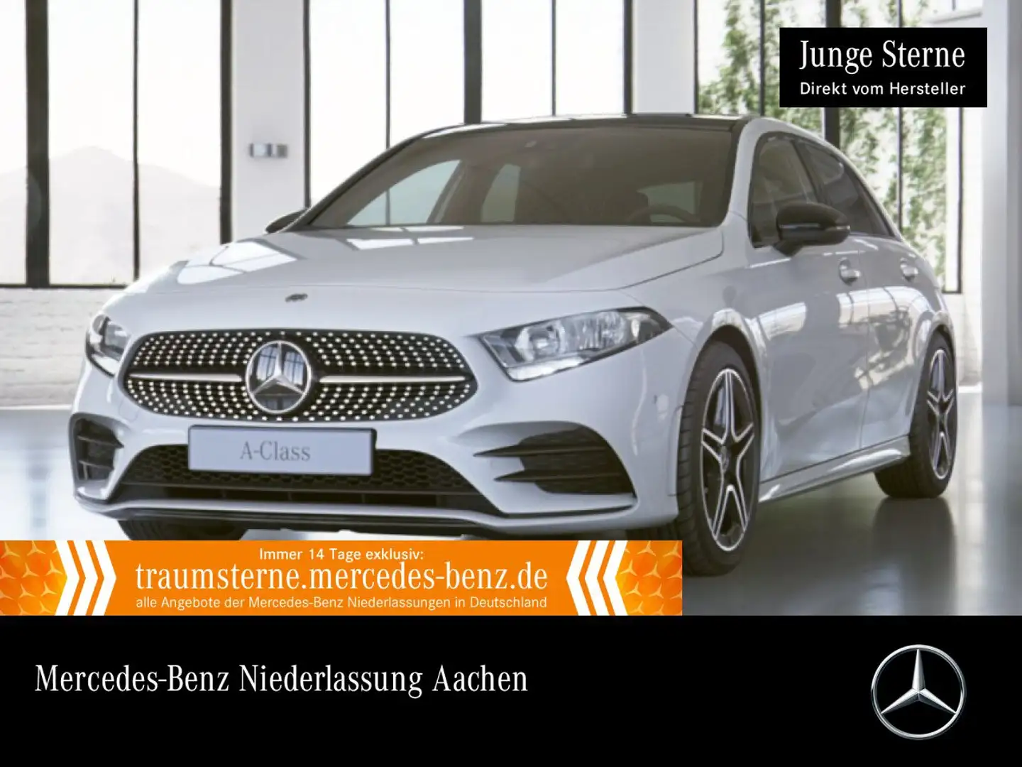 Mercedes-Benz A 200 AMG+NIGHT+PANO+KAMERA Weiß - 1