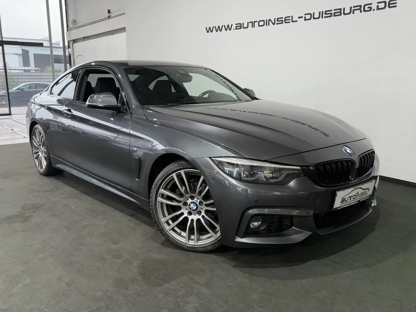 BMW 420 d M Sport Coupe Komfortzugang LED Navi Kamera Gris - 2
