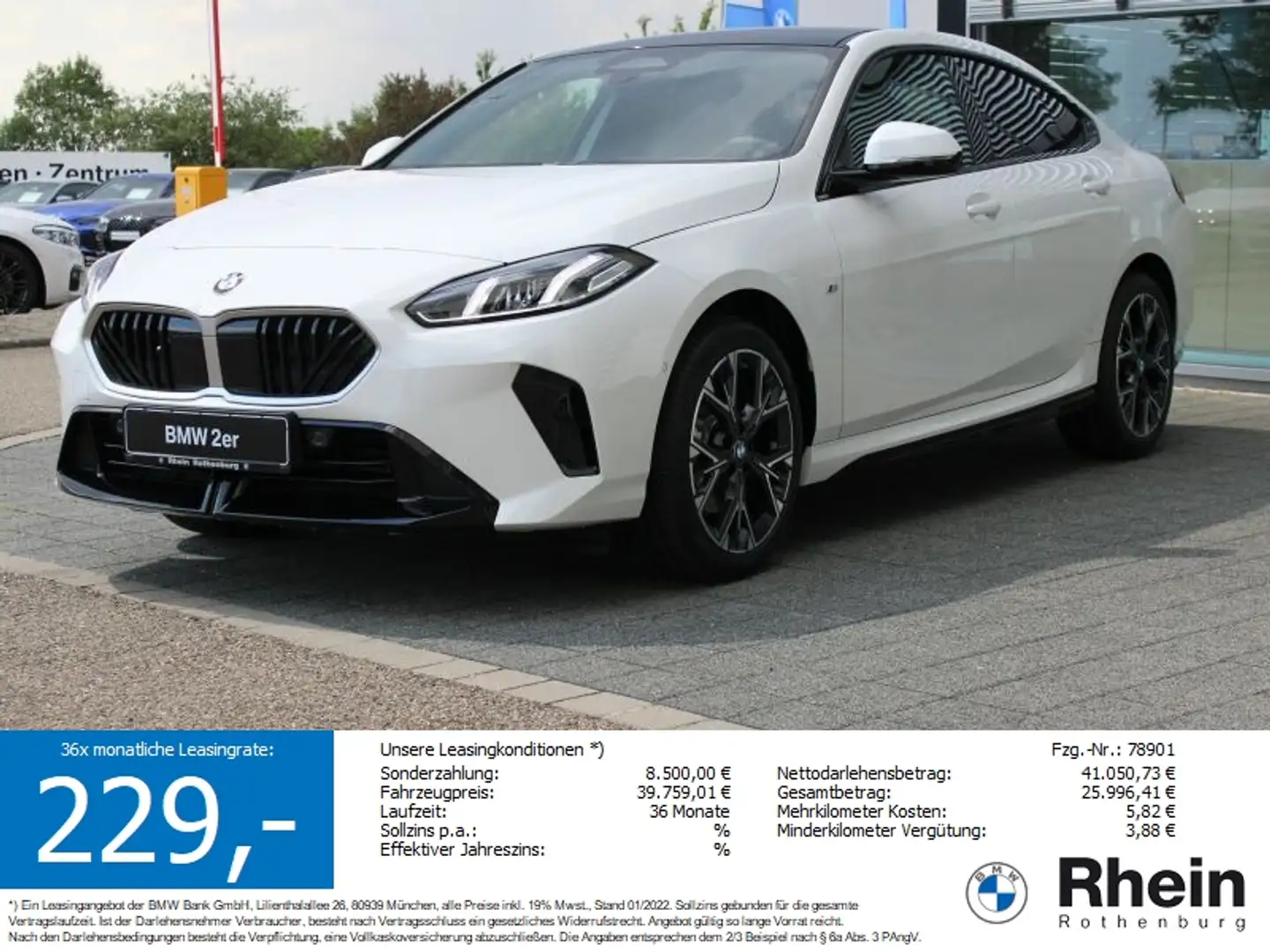 BMW 216 Gran Coupé *Unglaublich. aber wahr* Wit - 1