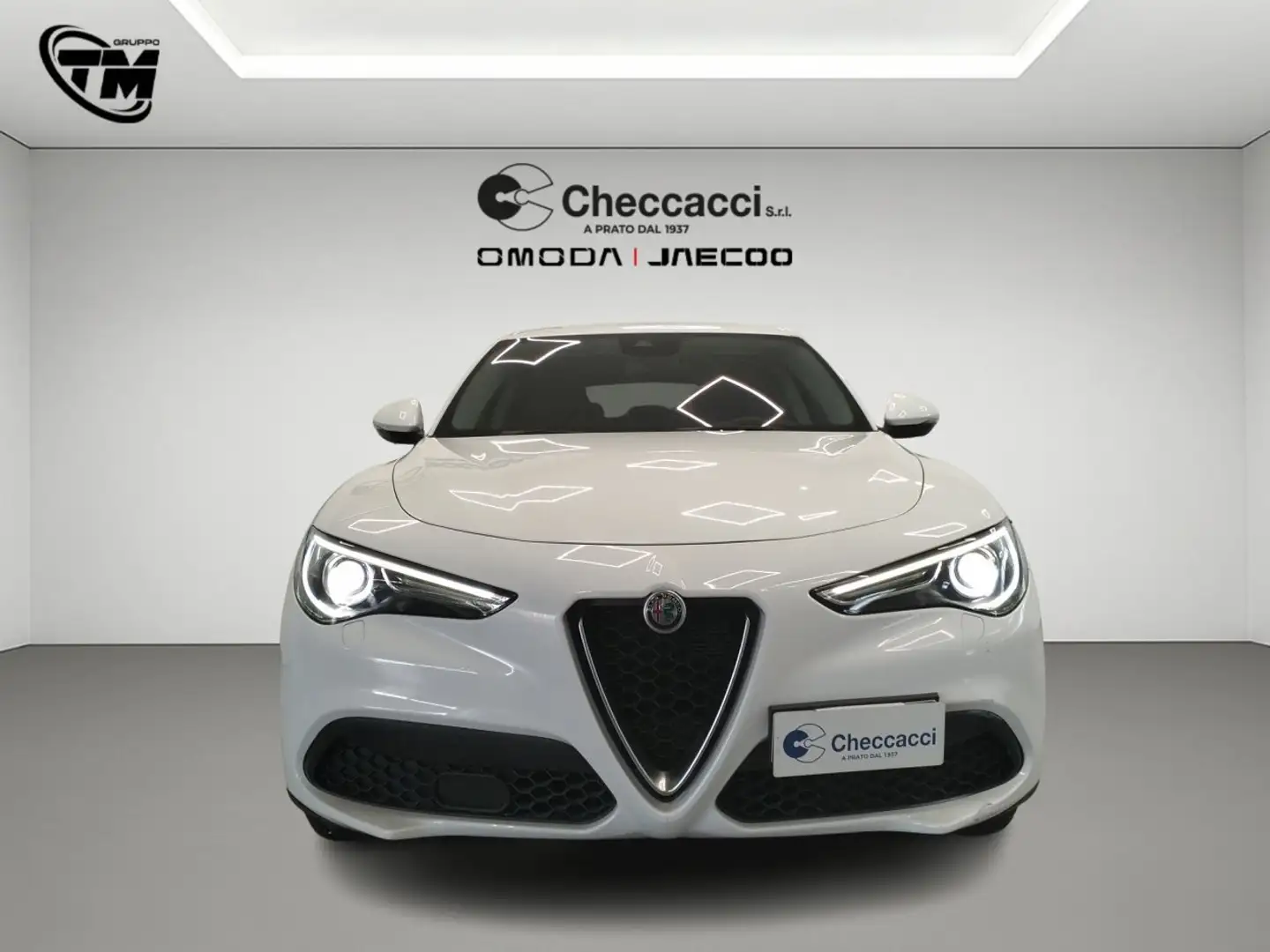 Alfa Romeo Stelvio 2.2 t Sport Tech rwd 160cv auto Wit - 2