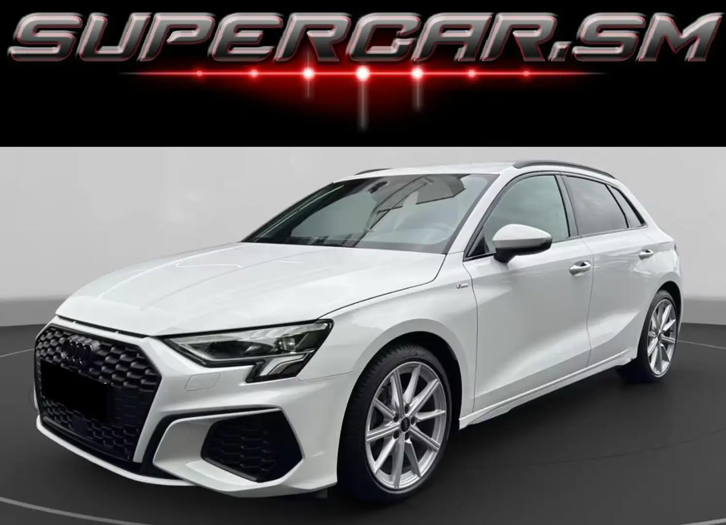 Audi A3 SPORTBACK S-LINE BLACK PACK S-TRONIC Blanc - 1