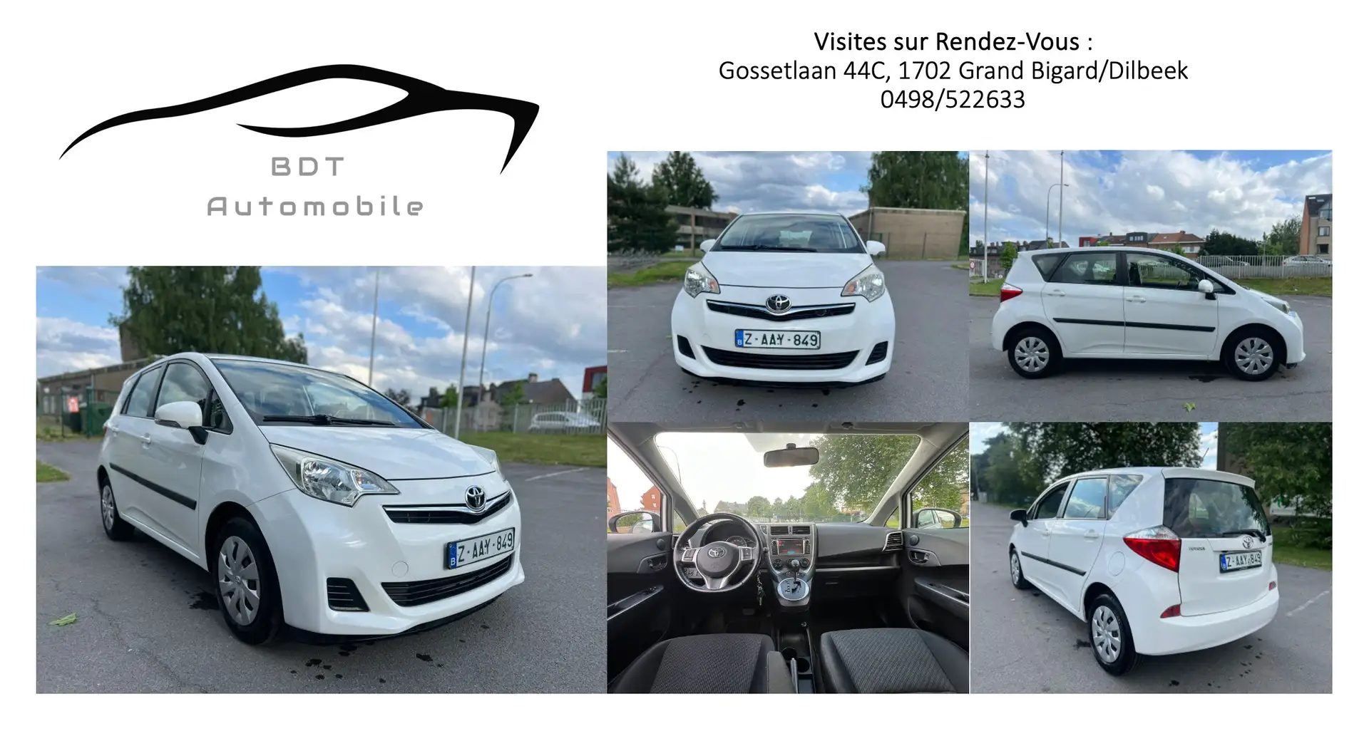 Toyota Verso-S 1.33 VVT-i Boite Auto 1er Prop carnet 69000km ! Alb - 1
