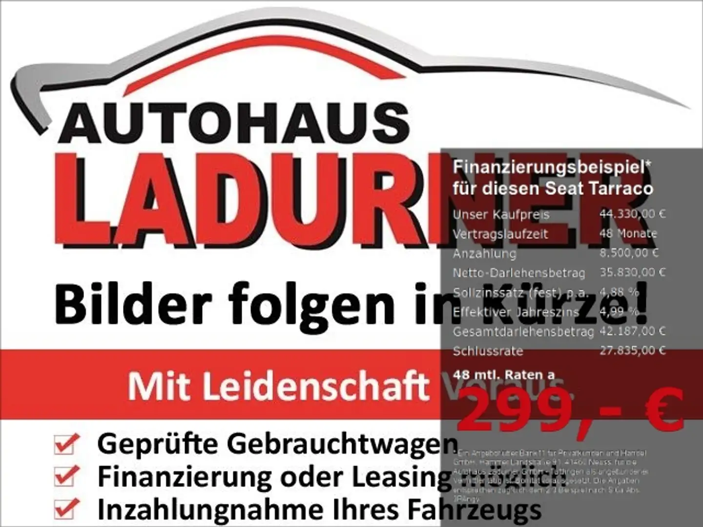 SEAT Tarraco FR 2,0 TDI DSG LED NAVI PANO AHK 7-SITZE 7 Sitzer Grijs - 1