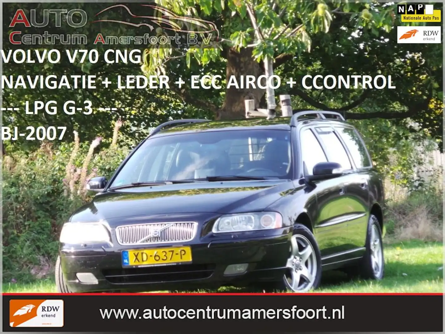 Volvo V70 2.4 CNG ( LPG G-3 + INRUIL MOGELIJK ) Noir - 1