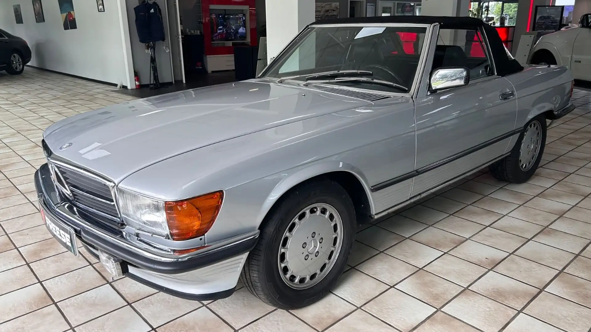 Mercedes-Benz SL 420 - komplett restauriert, Note 2+ !!! Gümüş rengi - 1