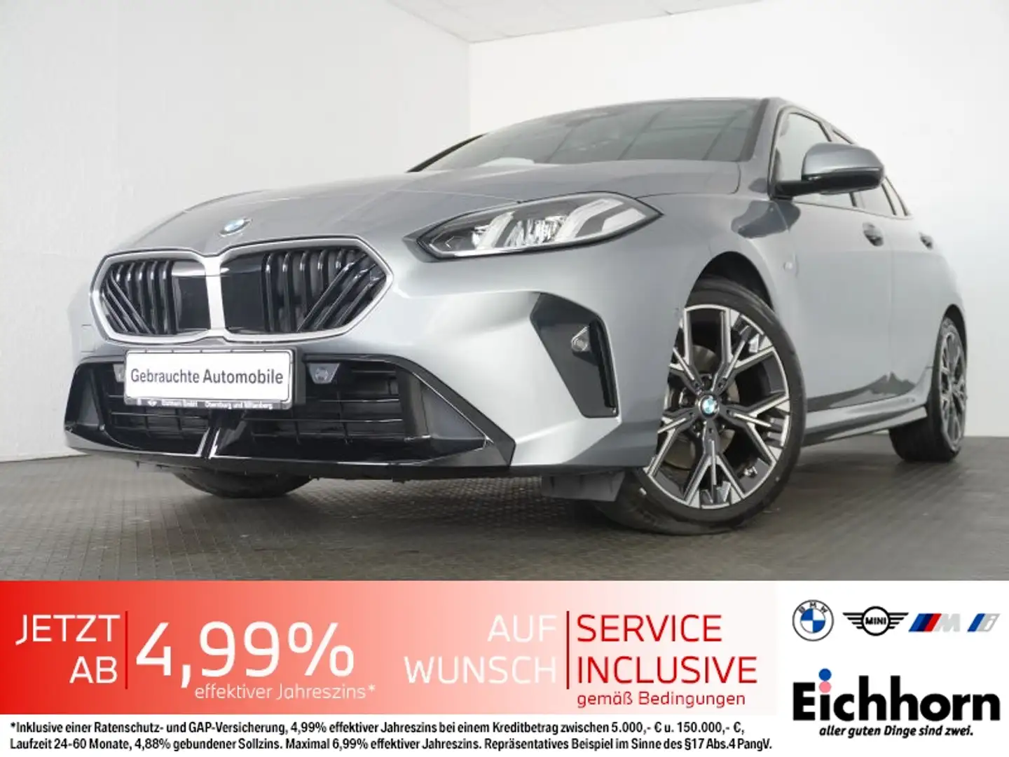 BMW 118 d 5-Türer M Sportpaket *PGSD.NAVI.PARKASSIST* Gri - 1